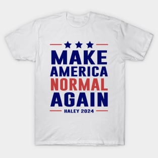 MANA Make America Normal Again Haley 2024 T-Shirt